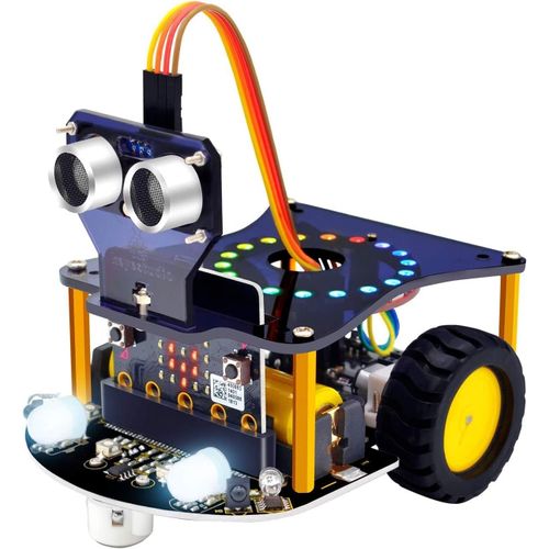 Bbc Micro:Bit Robot Kit Robot Intelligent Programmable Pour Auto Kit ducatif Diy Robot Construiction Pour Les Enfants Education(Sauf Micro:Bit) Pour 14+ Teens