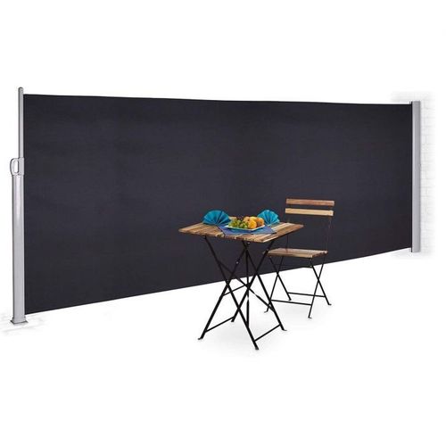 Bc-Elec - Asa-200t Store Latral Gris Anthracite 3x2m Rtractable Pour Terrasse, Brise-Vue Jardin Pare-Vue...