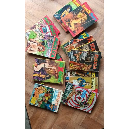 Bd Adultes Divers: 2 Erotik Story/3 Angelica/4 Fulvia/3 Le Vicomte/2 Sexovid/1contes Sexy