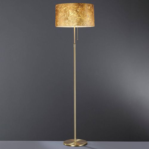 Beau Lampadaire Loop Recouvert  La Feuille DOr