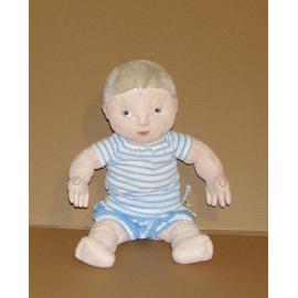Bebe Enfant Blond Aux Yeux Bleus Doudou Poupee De Chiffon Peluche Articulee Ikea 46cm Rakuten