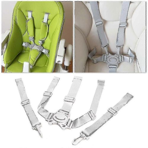 Bb Universel Harnais 5 Points Chaise Haute Ceinture De Scurit Ceintures De Scurit Pour Poussette Poussette Buggy Enfants Poussette Enfant Chaise  Manger