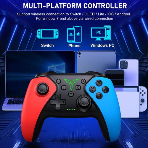 Beboncoadvocate-Manette De Jeu Sans Fil Pour Nintendo Switch, Oled, Lite, Android, Ios, Pc, Multifonction, Programmable-Beboncool N107