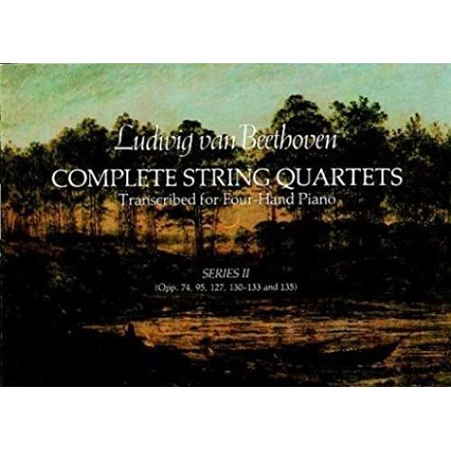 Beethoven: Complete String Quartets, Transcribed For Four-Hand Piano, 2 Series   de Ludwig van Beethoven  Format Broch 