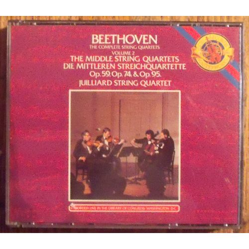 Beethoven The Complete String Quartets Volume - Juilliard Strig Quartet