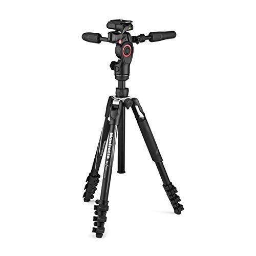 Manfrotto Trpied Befree 3D Live Advanced et Rotule 3D en Aluminium pour Appareils photo et Camscopes, Support Smartphone, Tlphone, Stabilisateur