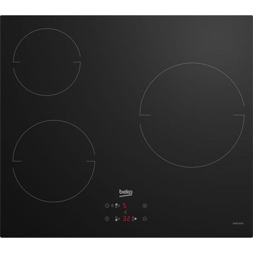 Beko HII63400MT Table de cuisson  induction Noir - 3 foyers