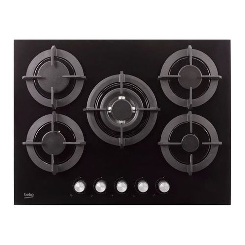 Beko HISW75220S Table de cuisson au gaz 5 plaques de cuisson