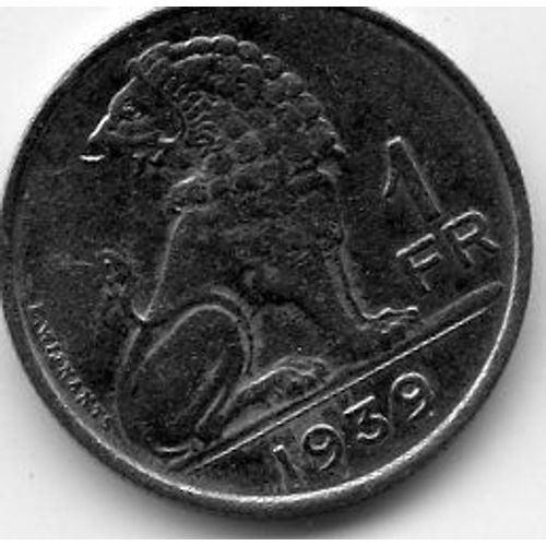 Belgique 1 Franc 1939