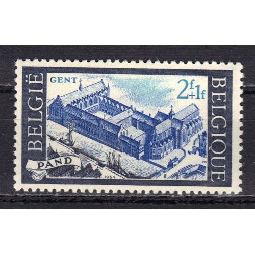 Belgique 1964 : Restauration De L'ancienne Abbaye Des Dominicains 