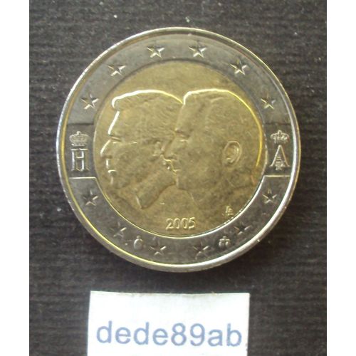 Belgique Belgie . Pice De 2 Euros Commmorative 2005 . Union conomique Belgo-Luxembourgeoise .