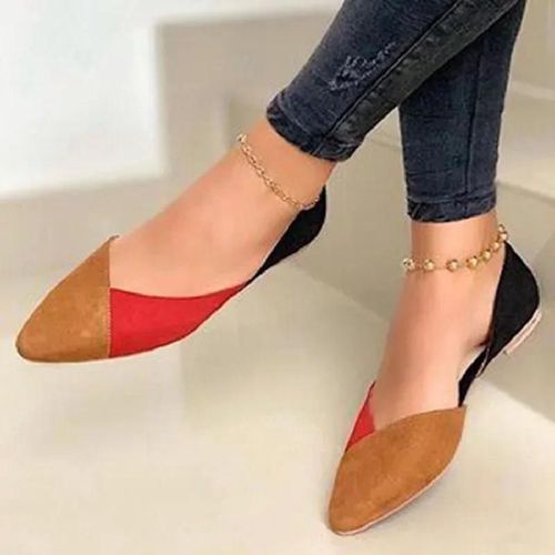 Belles Chaussures D't Pour Femmes,Ballerines Plates,Confortables Et Dcontractes, - 37