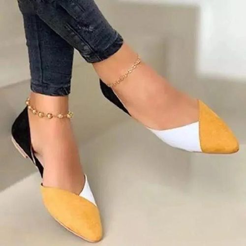 Belles Chaussures D't Pour Femmes,Ballerines Plates,Confortables Et Dcontractes, - 37
