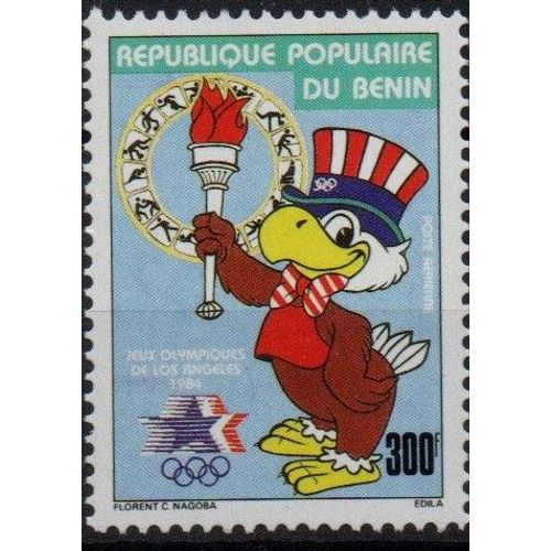 Bnin Timbre Jeux Olympiques De Los Angeles 1984