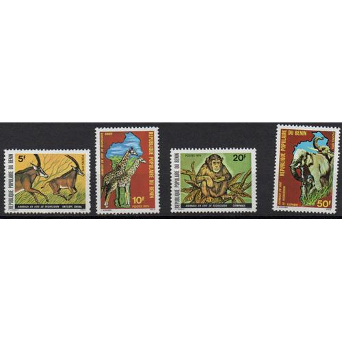 Bnin Timbres Animaux Menacs 1979