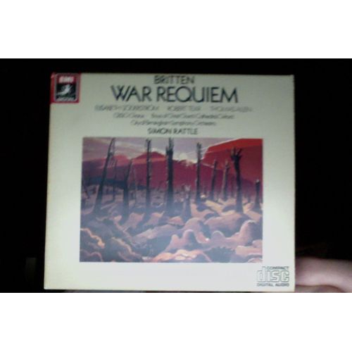 Benjamin Britten (1913-1976) : War Requiem Op 66 Par Galina Vishnevskaya Peter Pears Dietrich Fischer-Dieskau Simon Preston Orgue Melos Ensemble London Symphony Orchestra Dir Benjamin Britten - Requiem De Guerre Pomes Wilfred Owen (1893-1918) Textes Latin Missa Pro Defunctis + Rptitions Indites Par Highgate School Choir Edward Chapman London Symphony Orchestra Chorus Dir David Willcocks