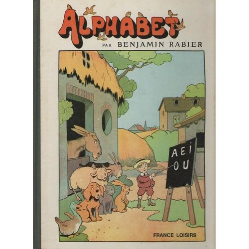 Alphabet   de benjamin rabier 