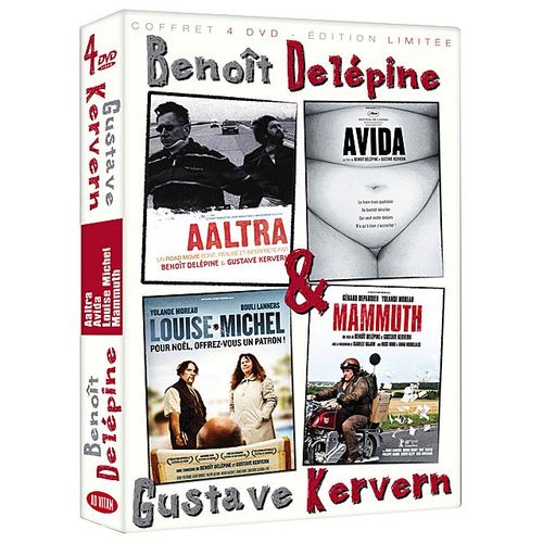 Benot Delpine & Gustave Kervern : Aaltra + Avida + Louise-Michel + Mammuth - dition Limite de Benot Delpine