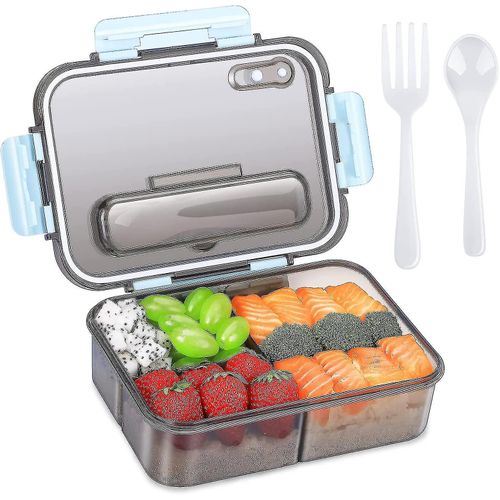 Bento Lunch Box For Kids 1100ml/1500ml Microwave Lunch Box For Kids Food Container Storage Insulated Lunch Container Bento Box-Xt