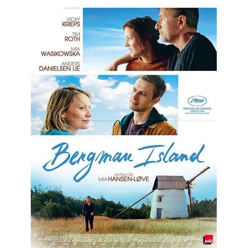 Bergman Island - Affiche Originale De Cinma - Format 40x60 Cm - Un Film De Mia Hansen-Love Avec Vicky Krieps, Tim Roth, Mia Wasikowska, Anders Danielsen Lie - Anne 2021