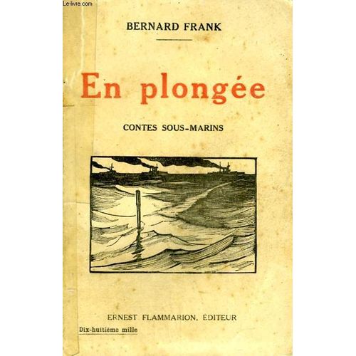 En Plongee. Contes Sous Marins   de Bernard Frank