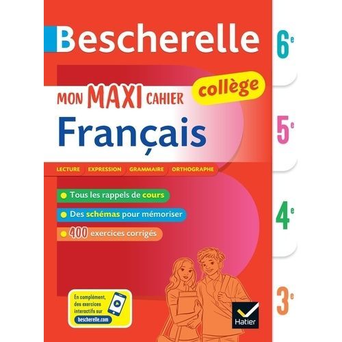 Mon Maxi Cahier De Franais 6e, 5e, 4e, 3e    Format Grand Format 