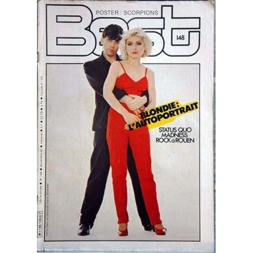 Best N 148 Du 01/11/1980 - Blondie  -   L'auportrait - Status  Quo Madness - Rock A Rouen