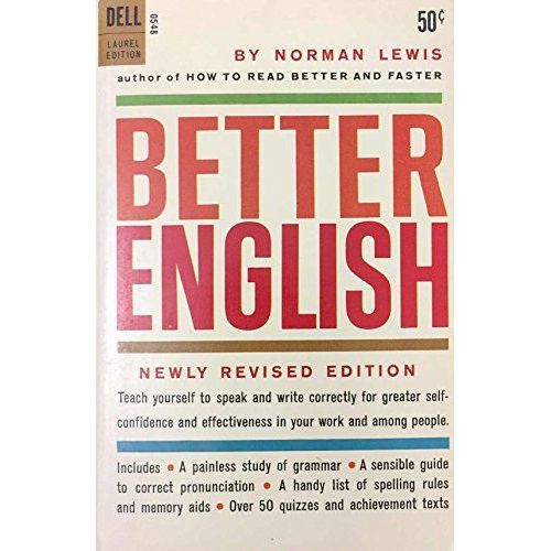 Better English   de norman lewis  Format Broch 
