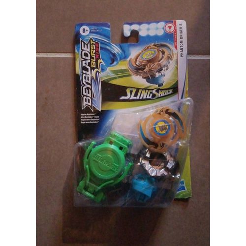 Beyblade Burst Rise Slingshock Phantom Driger S Starter Pack Jouet De Combat Rotatif Droite Et Lanceur Rotatif Droite Gauche Partir De 8 Ans