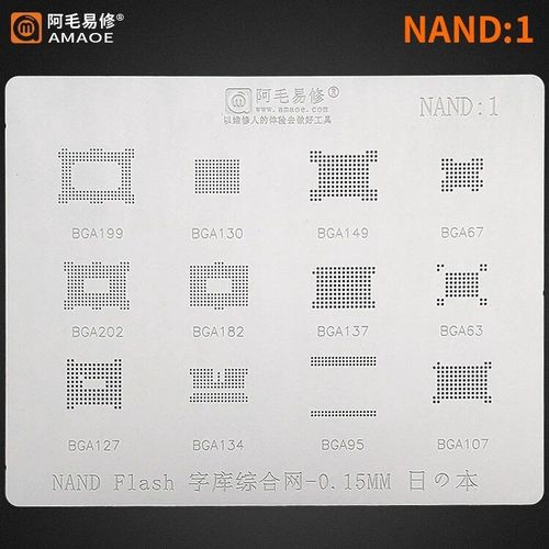 Bga Reballing Reball Stbbles Pour Emmc,Emcp,Uelasticity,Ddr,Ssd,Nand,Flash Memory,Hdd,Bincome,153 Bincome,254b-Income,162 Bincome,Rational,186,221 - Type Nand 1