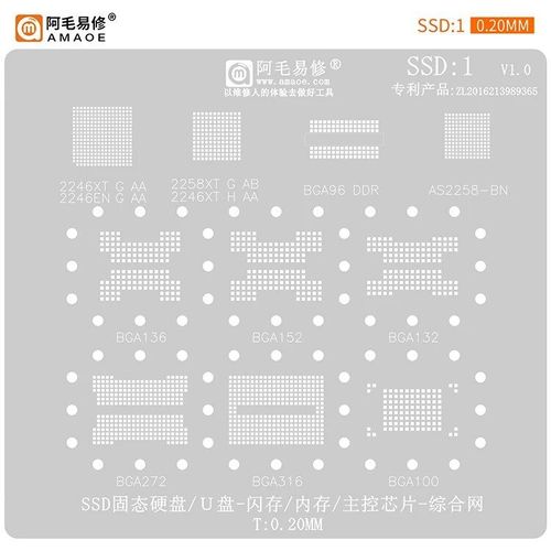 Bga Reballing Reball Stbbles Pour Emmc,Emcp,Uelasticity,Ddr,Ssd,Nand,Flash Memory,Hdd,Bincome,153 Bincome,254b-Income,162 Bincome,Rational,186,221 - Type Ssd 1