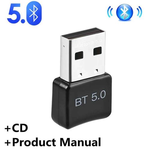 BGGQ227-Adaptateur USB Bluetooth 5.0,Dongle Bluetooth pour Ordinateur,Rcepteur Audio Musique,Transmetteur Bluetooth 5.0 pour PC - Type bluetooth