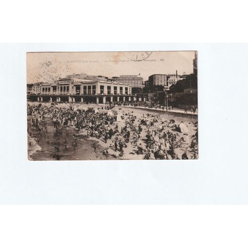 Biarritz. Casino Et Grande Plage . Pyrnes Atlantiques. 1922