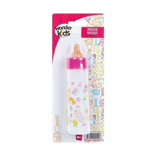 Biberon Magique Pour Poupon 13,5 Cm Rose - Blanc