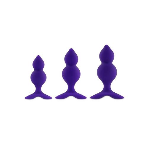 Bibitwins Boite De 3 Plugs Violet Violet