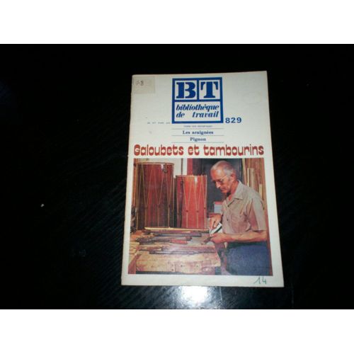 Bibliotheque De Travail Bt 829 Galoubets Et Tambourins