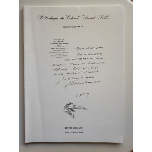 Bibliothque Du Colonel Daniel Sickles - 17e Partie : Livres Et Manuscrits   