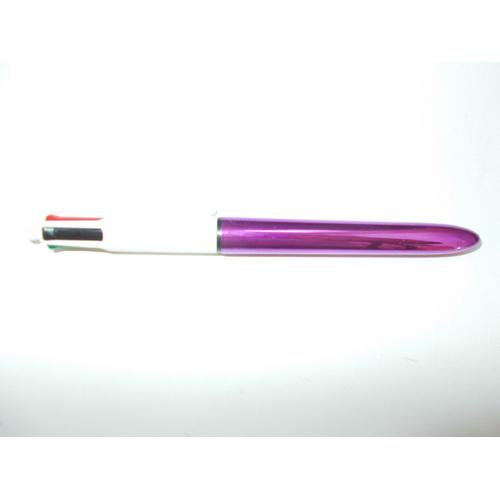 Bic Stylo-Bille 4 Couleurs Shine Violet Mtallis