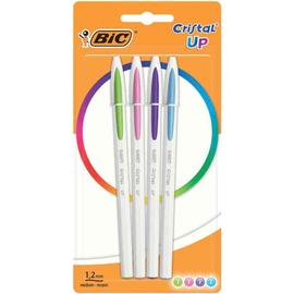 Stylo-Bille Cristal Multicolour pointe large assortis - BIC