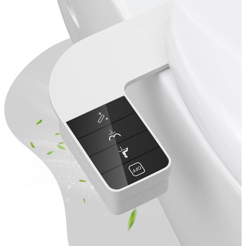 Bidet Toilette Wc,Cuvettes Toilette Japonaise Pulvrisateur Bidet Non lectrique Bidet Avec Double Buses Rtractables Autonettoyantes Fixation De Bidet Ultra Mince