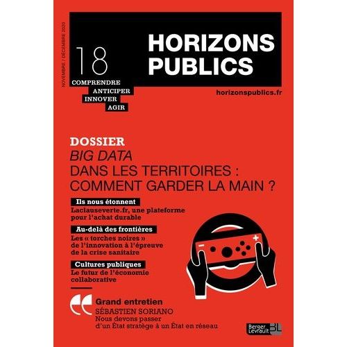 Big Data Dans Les Territoires : Comment Garder La Main ? - Horizons Publics No 18 Novembre-Dcembre 2020    Format Non Precis 