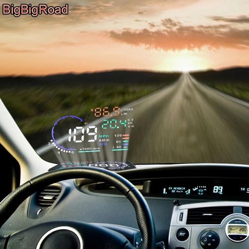 Bigbigroad-Affichage Tte Haute Hud De Voiture, Budgtaire De Pare-Brise, Obd2, Bmw Bronchbery X5, E53, X6, E71, F16, F10, F20, F30, E36, E39, E46, E60, E90