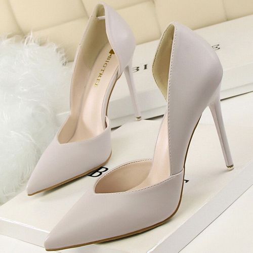 Bigtree-Escarpins  Talons Hauts Pour Femme,Chaussures De Mariage,Noires,Roses,Blanches, La Mode,2023 - 39