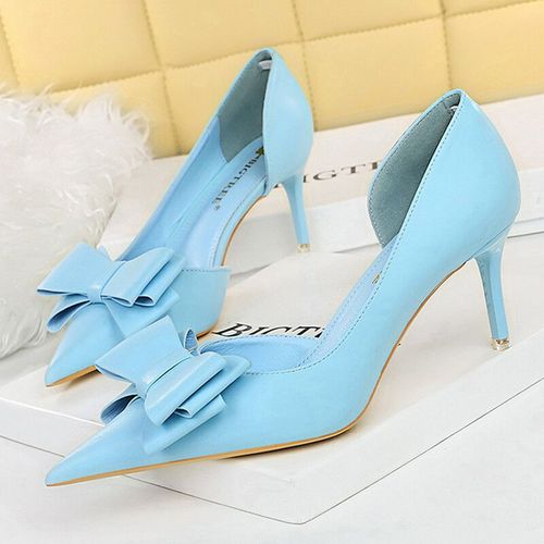Bigtree-Escarpins  Talons Hauts Pour Femme,Chaussures De Mariage,Noires,Roses,Blanches, La Mode,2023 - 40