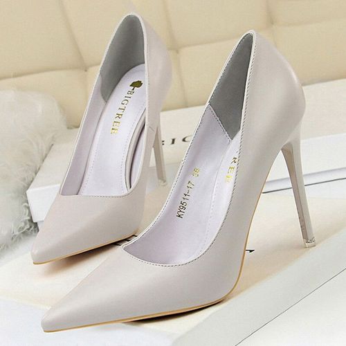 Bigtree-Escarpins  Talons Hauts Pour Femme,Chaussures De Mariage,Noires,Roses,Blanches, La Mode,2023 - 39