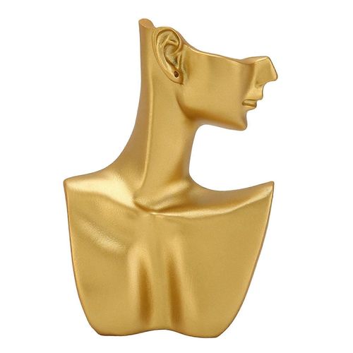 Bijoux Dors Affichage Buste Rsine lgant Collier Boucles DOreilles Affichage Mannequin Stand Pour Bijouterie
