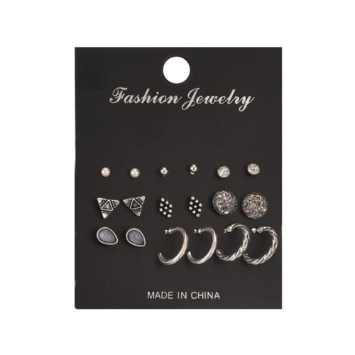 Bijoux Femme Boucle Oreille Femme Ensemble De Boucles D'oreilles Corennes Pour Femmes, Bijoux  La Mode, En Forme De C?Ur, Piercing