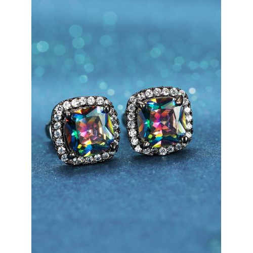 Bijoux Femme Luxe Boucles D'oreilles Pendantes En Zircon Pour Femmes 3 Styles  Quatre Griffes Carres Strass Naturels Mode Corenne 2022 Boucle Oreille Femme Piercing Oreille Cadeau De Fte Des Mres