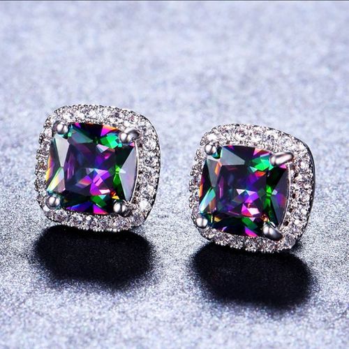 Bijoux Femme Luxe Boucles D'oreilles Pendantes En Zircon Pour Femmes 3 Styles  Quatre Griffes Carres Strass Naturels Mode Corenne 2022 Boucle Oreille Femme Piercing Oreille Cadeau De Fte Des Mres