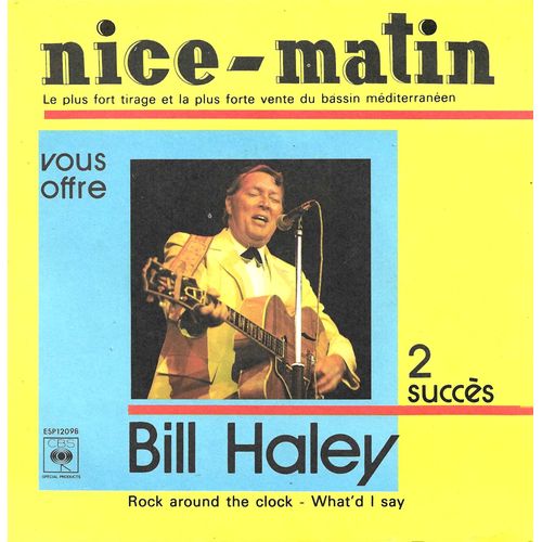 Bill Haley - Dave : 2 Succs - Rock Around The Clock (Freedman - De Knight) - What'd I Say (Ray Charles) / Lettre A Helene (P. Loiseau, M. Cywie) - Pour Que Tu Me Comprennes (P. Loiseau, G. Mattoni) - 